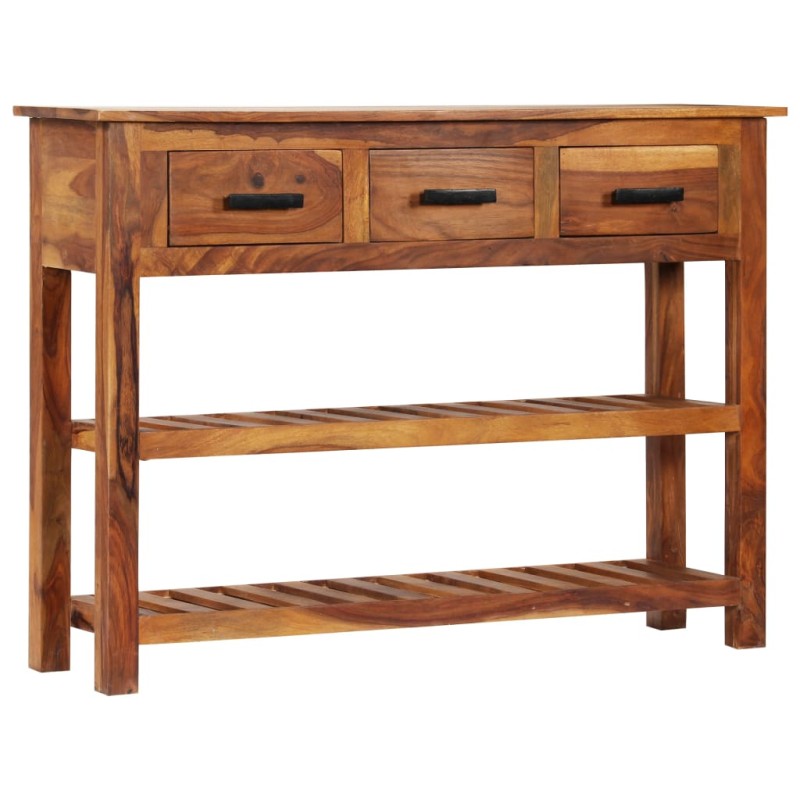 vidaXL Sideboard mit 3 Schubladen 110x30x80 cm Massivholz Akazie vidaXL Sideboard mit 3 Schubladen 110x30x80 cm Massivholz Akazie