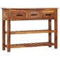 vidaXL Sideboard mit 3 Schubladen 110x30x80 cm Massivholz Akazie vidaXL Sideboard mit 3 Schubladen 110x30x80 cm Massivholz Akazie