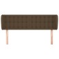 vidaXL Kopfteil mit Ohren Dunkelbraun 147x23x78/88 cm Stoff vidaXL Kopfteil mit Ohren Dunkelbraun 147x23x78/88 cm Stoff