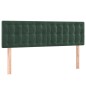 vidaXL Boxspringbett mit Matratze Dunkelgrün 140x200 cm Samt vidaXL Boxspringbett mit Matratze Dunkelgrün 140x200 cm Samt