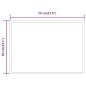 vidaXL LED-Badspiegel 50x70 cm vidaXL LED-Badspiegel 50x70 cm