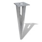 vidaXL Bodenanker und Strebenplatte 4 Stk. Stahl vidaXL Bodenanker und Strebenplatte 4 Stk. Stahl