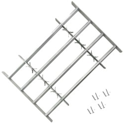 Fenstergitter Verstellbar für Fenster 2 Stk. 1000-1500 mm