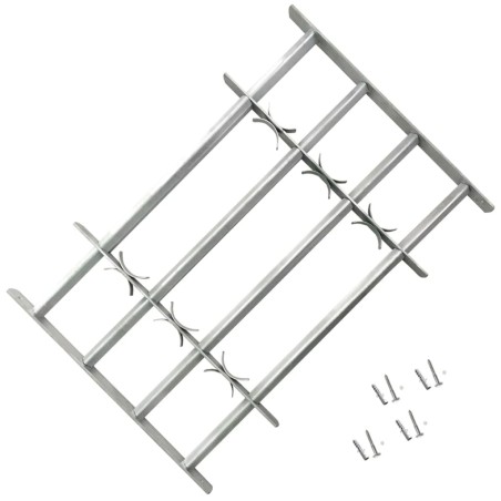 Fenstergitter Verstellbar für Fenster 2 Stk. 1000-1500 mm