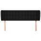 vidaXL Kopfteil mit Ohren Schwarz 147x23x78/88 cm Stoff vidaXL Kopfteil mit Ohren Schwarz 147x23x78/88 cm Stoff