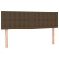 vidaXL Boxspringbett mit Matratze Dunkelbraun 140x190 cm Stoff vidaXL Boxspringbett mit Matratze Dunkelbraun 140x190 cm Stoff
