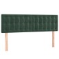 vidaXL Boxspringbett mit Matratze Dunkelgrün 140x200 cm Samt vidaXL Boxspringbett mit Matratze Dunkelgrün 140x200 cm Samt
