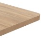 vidaXL Bistrotisch Hellbraun 50x50 cm MDF vidaXL Bistrotisch Hellbraun 50x50 cm MDF