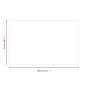 vidaXL Kaminofen Glasplatte Rechteckig 80x50 cm vidaXL Kaminofen Glasplatte Rechteckig 80x50 cm