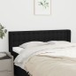 vidaXL Kopfteil mit Ohren Schwarz 147x16x78/88 cm Stoff vidaXL Kopfteil mit Ohren Schwarz 147x16x78/88 cm Stoff
