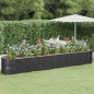 vidaXL Hochbeet Pulverbeschichteter Stahl 440x80x68 cm Anthrazit vidaXL Hochbeet Pulverbeschichteter Stahl 440x80x68 cm Anthrazit