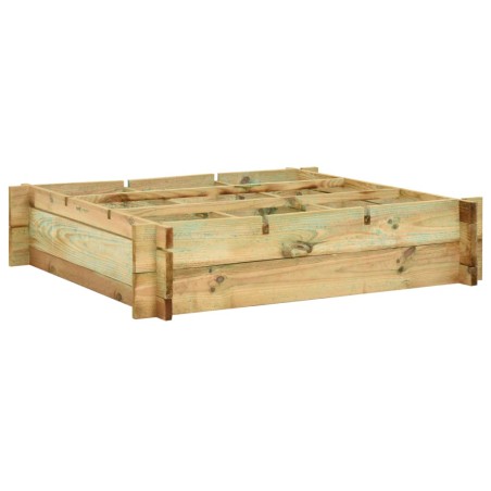 vidaXL Hochbeet 90 x 90 x 20 cm Imprägniertes Holz 