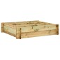 vidaXL Hochbeet 90 x 90 x 20 cm Imprägniertes Holz vidaXL Hochbeet 90 x 90 x 20 cm Imprägniertes Holz