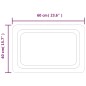 vidaXL LED-Badspiegel 60x40 cm vidaXL LED-Badspiegel 60x40 cm