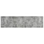 vidaXL Küchenteppich Waschbar Beton 45x150 cm Samt