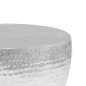 vidaXL Couchtisch Silber gehämmert 100 x 50 x 28 cm Aluminium vidaXL Couchtisch Silber gehämmert 100 x 50 x 28 cm Aluminium