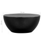 vidaXL Couchtisch aus Gehämmertem Aluminium 70 x 30 cm Schwarz vidaXL Couchtisch aus Gehämmertem Aluminium 70 x 30 cm Schwarz