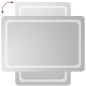 vidaXL LED-Badspiegel 60x90 cm vidaXL LED-Badspiegel 60x90 cm