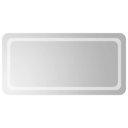 vidaXL LED-Badspiegel 50x100 cm