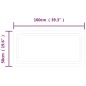 vidaXL LED-Badspiegel 50x100 cm vidaXL LED-Badspiegel 50x100 cm