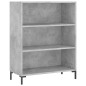 Highboard Betongrau 69,5x34x180 cm Holzwerkstoff Highboard Betongrau 69,5x34x180 cm Holzwerkstoff