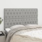 vidaXL Kopfteile 4 Stk. Hellgrau 72x7x78/88 cm Stoff vidaXL Kopfteile 4 Stk. Hellgrau 72x7x78/88 cm Stoff