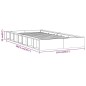 vidaXL Massivholzbett Weiß 100x200 cm vidaXL Massivholzbett Weiß 100x200 cm
