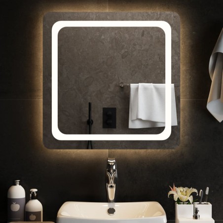 vidaXL LED-Badspiegel 60x60 cm