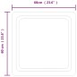 vidaXL LED-Badspiegel 60x60 cm vidaXL LED-Badspiegel 60x60 cm