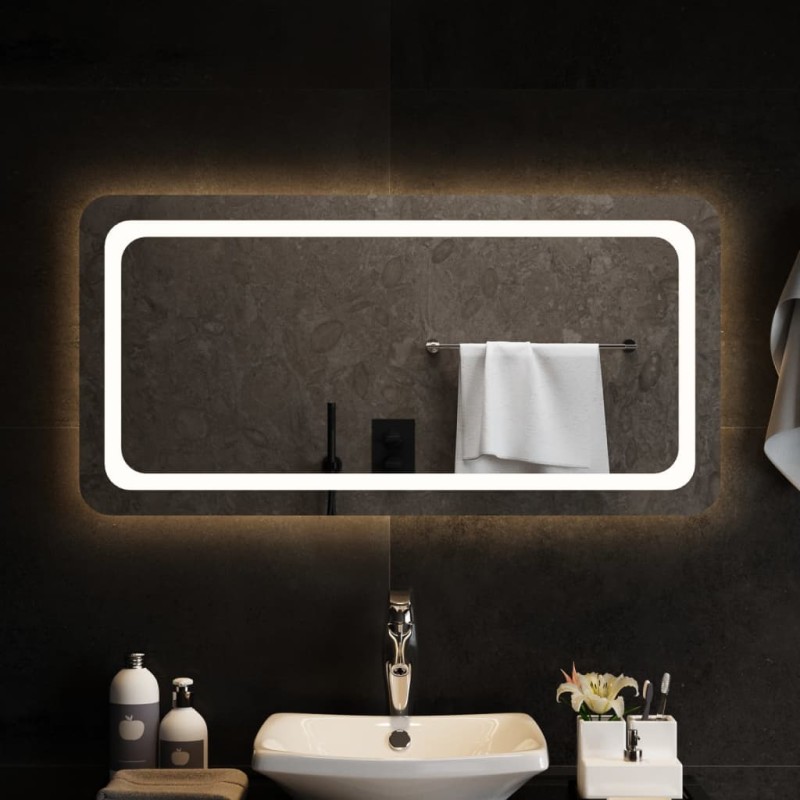 vidaXL LED-Badspiegel 100x50 cm vidaXL LED-Badspiegel 100x50 cm