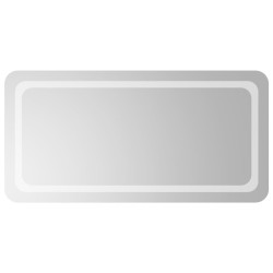 vidaXL LED-Badspiegel 100x50 cm