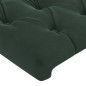 vidaXL Kopfteil mit Ohren Dunkelgrün 147x16x78/88 cm Samt vidaXL Kopfteil mit Ohren Dunkelgrün 147x16x78/88 cm Samt