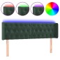 vidaXL LED Kopfteil Dunkelgrün 147x16x78/88 cm Samt vidaXL LED Kopfteil Dunkelgrün 147x16x78/88 cm Samt