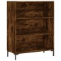 Highboard Räuchereiche 69,5x34x180 cm Holzwerkstoff Highboard Räuchereiche 69,5x34x180 cm Holzwerkstoff