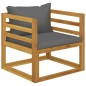 8-tlg. Garten-Lounge-Set mit Auflagen Massivholz Akazie 8-tlg. Garten-Lounge-Set mit Auflagen Massivholz Akazie