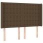 vidaXL Boxspringbett mit Matratze & LED Dunkelbraun 140x200 cm Stoff vidaXL Boxspringbett mit Matratze & LED Dunkelbraun 140x200 cm Stoff