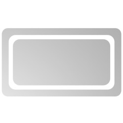 vidaXL LED-Badspiegel 70x40 cm