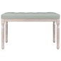 vidaXL Sitzbank Hellgrau 80x40x49 cm Samt vidaXL Sitzbank Hellgrau 80x40x49 cm Samt