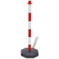 Set von 4 Absperrpfosten und 2 Kunststoff-Ketten von je 10 m Set von 4 Absperrpfosten und 2 Kunststoff-Ketten von je 10 m