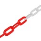 Set von 4 Absperrpfosten und 2 Kunststoff-Ketten von je 10 m Set von 4 Absperrpfosten und 2 Kunststoff-Ketten von je 10 m