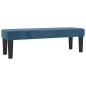 vidaXL Boxspringbett mit Matratze Dunkelblau 160x200 cm Samt vidaXL Boxspringbett mit Matratze Dunkelblau 160x200 cm Samt
