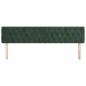 vidaXL Kopfteile 2 Stk. Dunkelgrün 90x7x78/88 cm Samt vidaXL Kopfteile 2 Stk. Dunkelgrün 90x7x78/88 cm Samt
