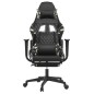 vidaXL Gamingstuhl mit Massage Fußstütze Schwarz Tarnfarben Kunstleder vidaXL Gamingstuhl mit Massage Fußstütze Schwarz Tarnfarben Kunstleder