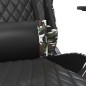 vidaXL Gamingstuhl mit Massage Fußstütze Schwarz Tarnfarben Kunstleder vidaXL Gamingstuhl mit Massage Fußstütze Schwarz Tarnfarben Kunstleder