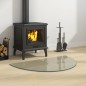 vidaXL Funkenschutzplatte Glas Halbrund 800x500 mm vidaXL Funkenschutzplatte Glas Halbrund 800x500 mm