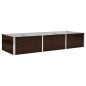 vidaXL Garten-Hochbeet Braun 240 x 80 x 45 cm Verzinkter Stahl vidaXL Garten-Hochbeet Braun 240 x 80 x 45 cm Verzinkter Stahl