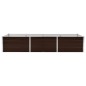 vidaXL Garten-Hochbeet Braun 240 x 80 x 45 cm Verzinkter Stahl vidaXL Garten-Hochbeet Braun 240 x 80 x 45 cm Verzinkter Stahl