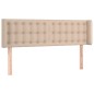 vidaXL Kopfteil mit Ohren Cappuccino-Braun 147x16x78/88 cm Kunstleder vidaXL Kopfteil mit Ohren Cappuccino-Braun 147x16x78/88 cm Kunstleder