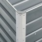 vidaXL Garten-Hochbeet Verzinkter Stahl 240×40×45 cm Grau vidaXL Garten-Hochbeet Verzinkter Stahl 240×40×45 cm Grau
