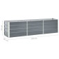 vidaXL Garten-Hochbeet Verzinkter Stahl 240×40×45 cm Grau vidaXL Garten-Hochbeet Verzinkter Stahl 240×40×45 cm Grau
